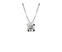 Collana Promesse Donna in Oro bianco Diamante C 4C